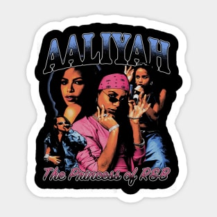 Aaliyah The Princess Of R&B Sticker